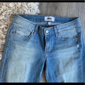 PAIGE Light Blue Skinny Jeans